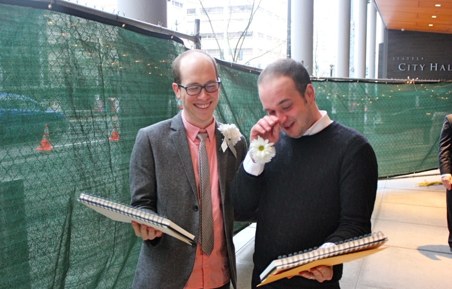 Joyful Declarations Of Love From Newlyweds In Seattle