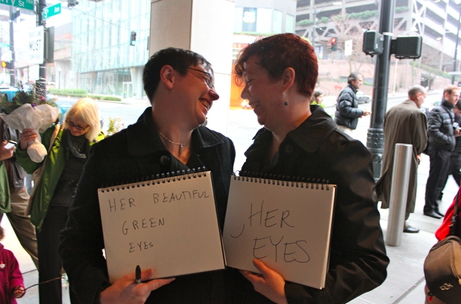 Joyful Declarations Of Love From Newlyweds In Seattle