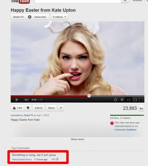 The Funniest YouTube Comments of 2012 