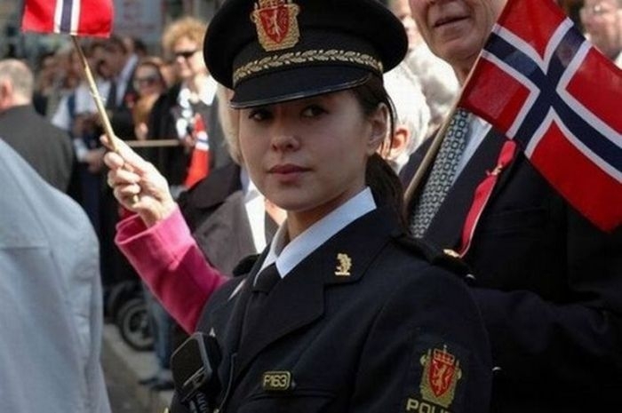 Girls in Military Uniform 