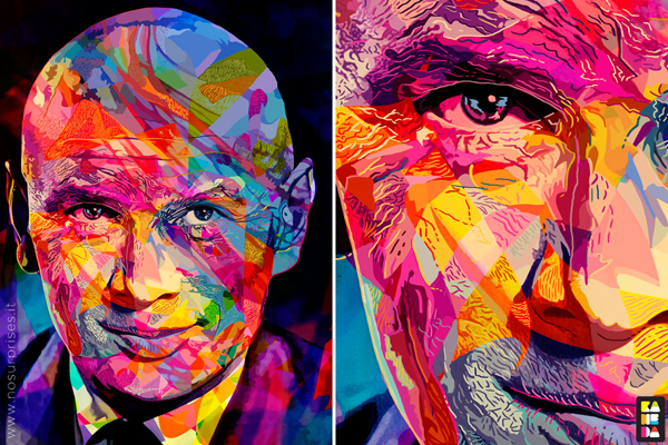 Hollywood Stars Blasted With Pop Art Colour | So Bad So Good