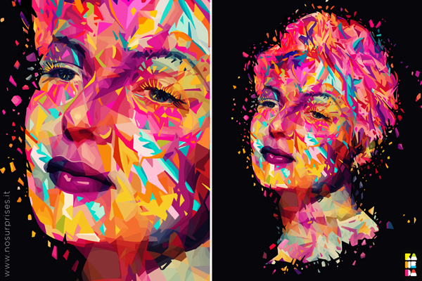 Hollywood Stars Blasted With Pop Art Colour | So Bad So Good