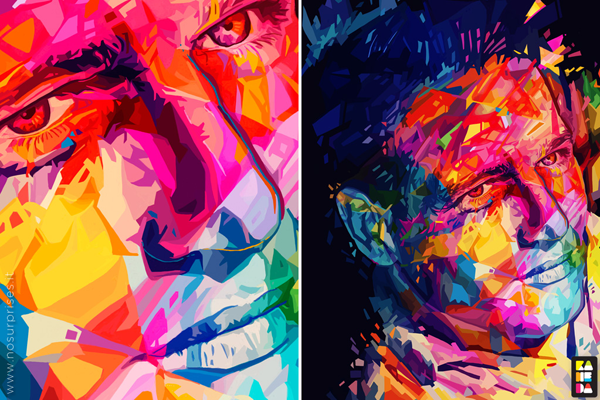 Hollywood Stars Blasted With Pop Art Colour | So Bad So Good