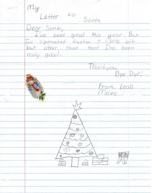 Fantastic Letters To Santa From Clever Kids