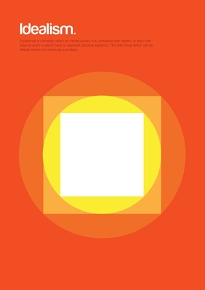 Minimalist posters explain complex philosophical concepts 