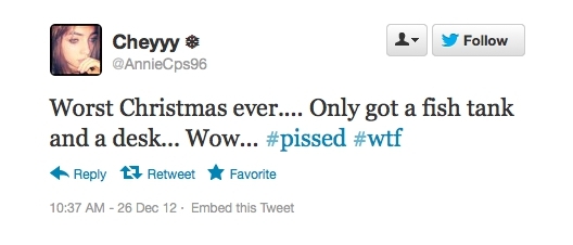 Miserable People On Twitter Who Had The 'Worst Christmas Ever'