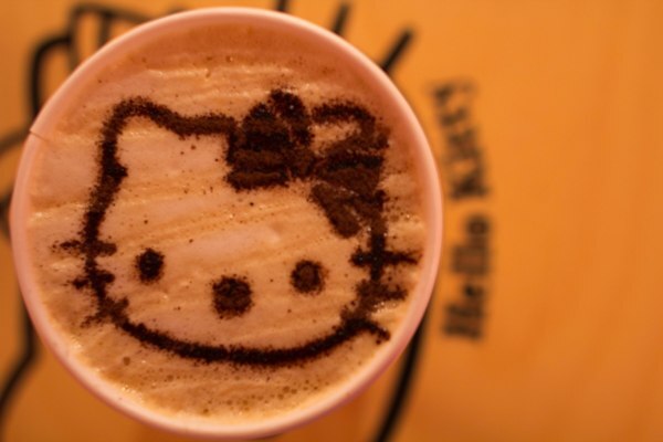 Hello Kitty Coffee shops. 