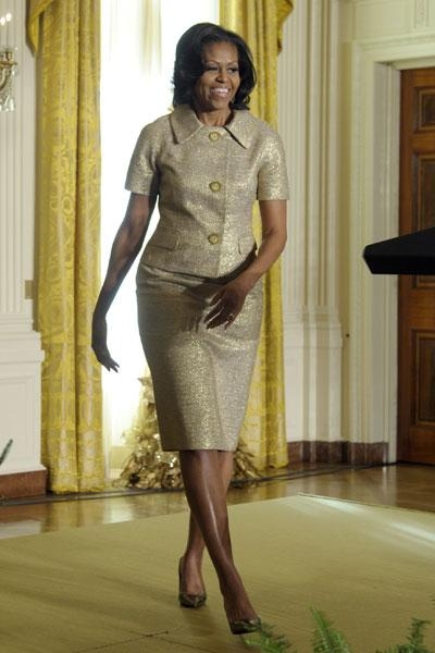 Michelle Knows How to Dress for Success