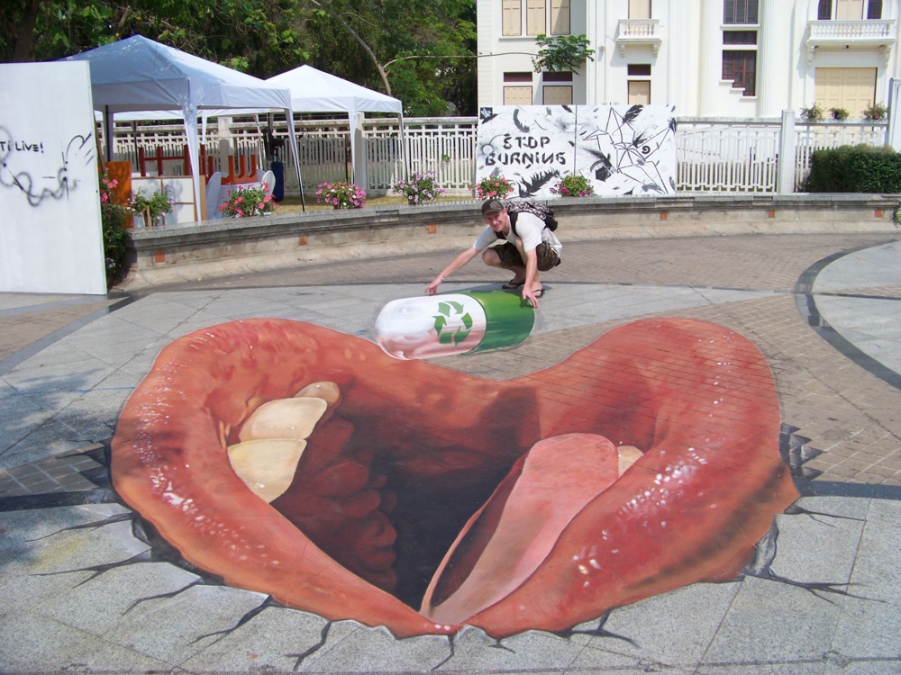 Amazing Ultra-Realistic 3D Graffiti!