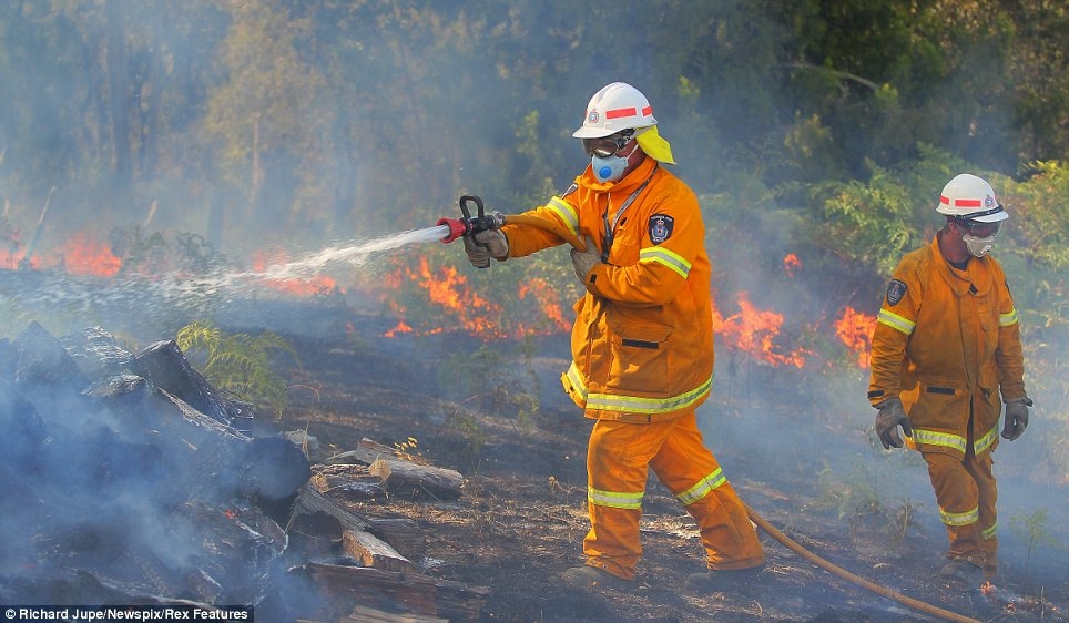 Australian Brush Fires From Space