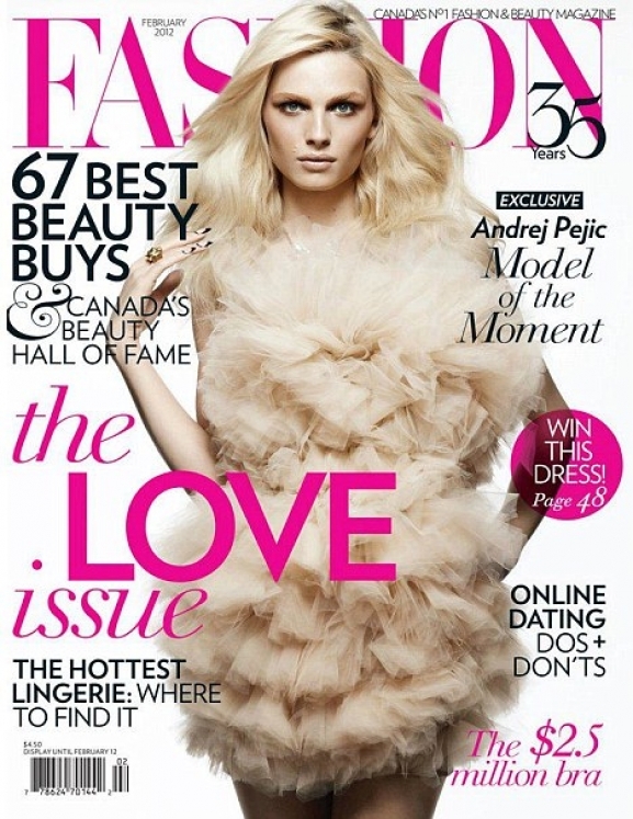 Andrej Pejic is the First Man On the Cover of Elle Serbia