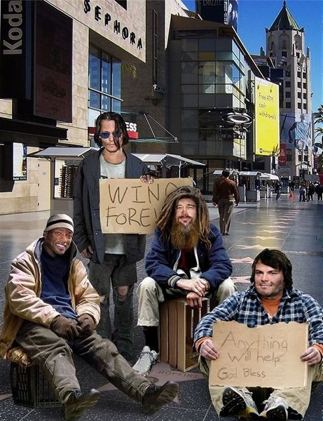 Homeless Celebs 