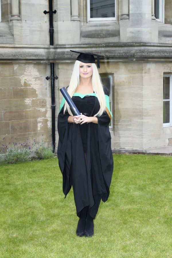 Charlotte Poole. Barbie Girl with Two University Degrees 