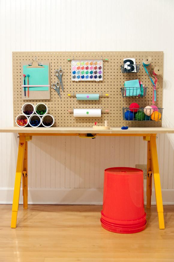 Build Your Kids Crafting Station on a Budget