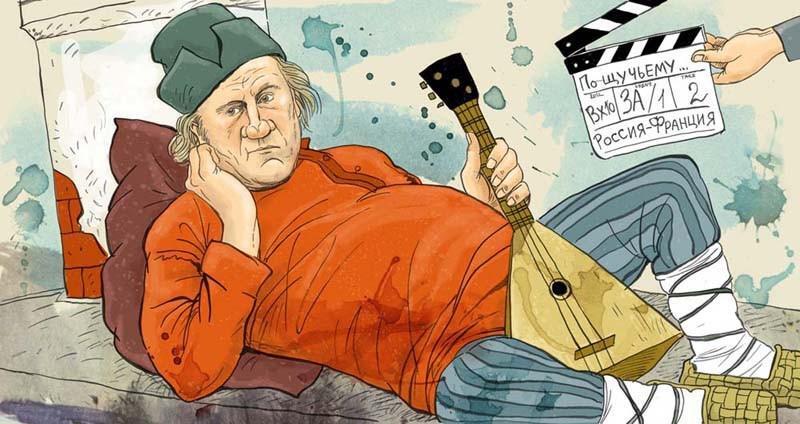 Famous French Actor Gerard Depardieu Becomes Russian