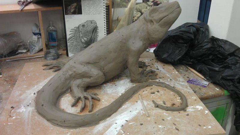 Hand-Made Iguana 