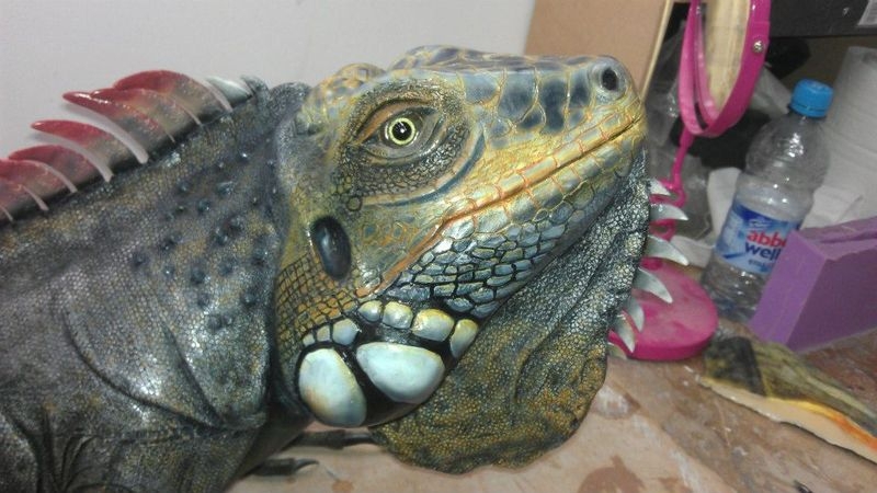Hand-Made Iguana 