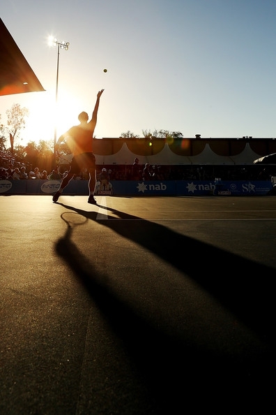 Tennis in the Raging Australian Sun