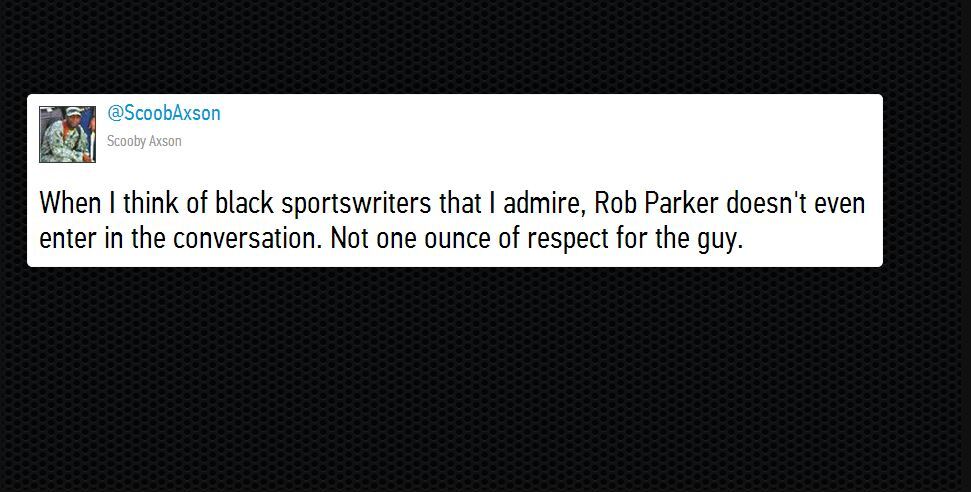 Rob Parker wont be coming back to ESPN after Rude Remark 