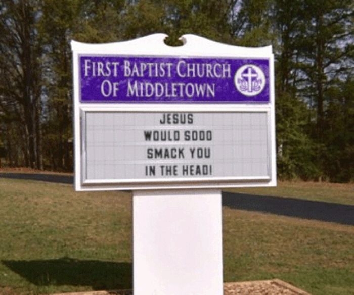 Awkward Church Signs 