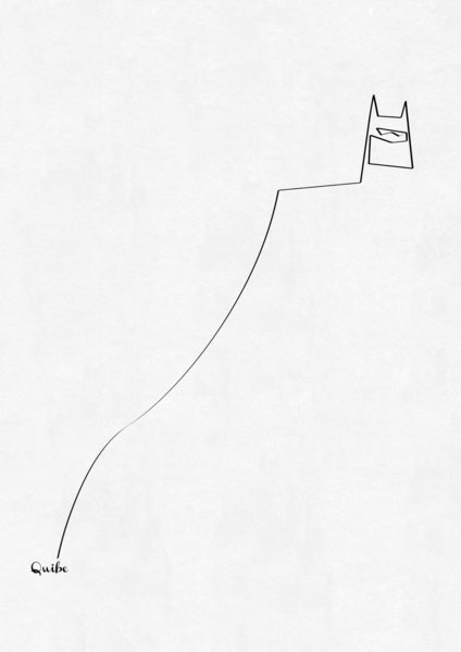 One Line Portraits by Quibe 