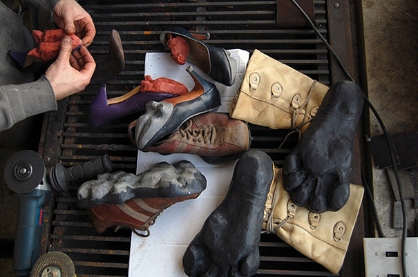 Animal Footprint Shoes by Maskull Lasserre 