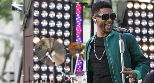 Usher is participating in the festivities