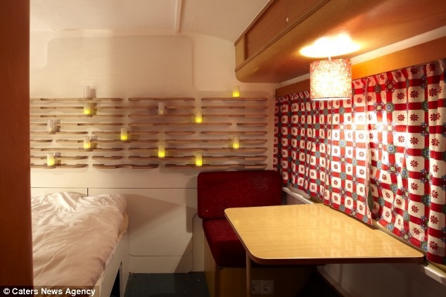 Mobile Caravans inside the Hotel 