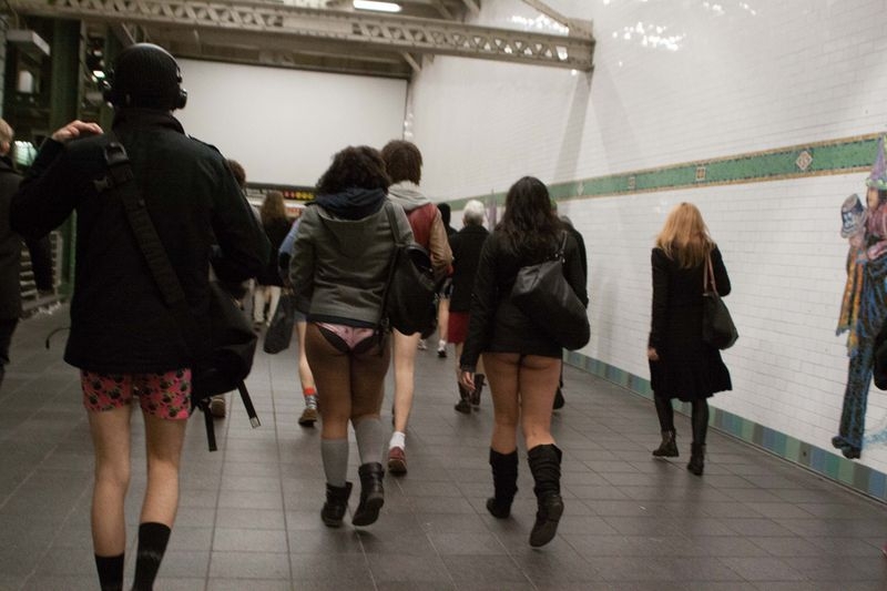 No Pants Subway Ride 2013 
