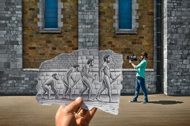 Pencil vs Camera by Ben Heine 