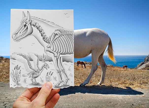 Pencil vs Camera by Ben Heine 