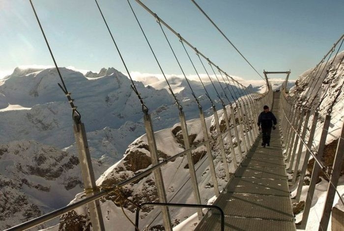 The Highest Suspension Bridge in Europe 