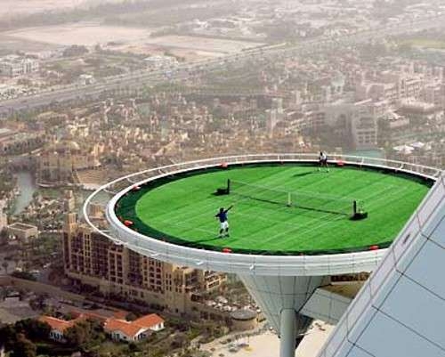 Worlds Most Awesome Tennis Court