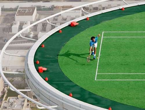 Worlds Most Awesome Tennis Court