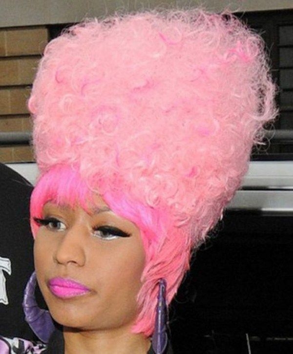 Funny Hairdos Of Nicki Minaj 