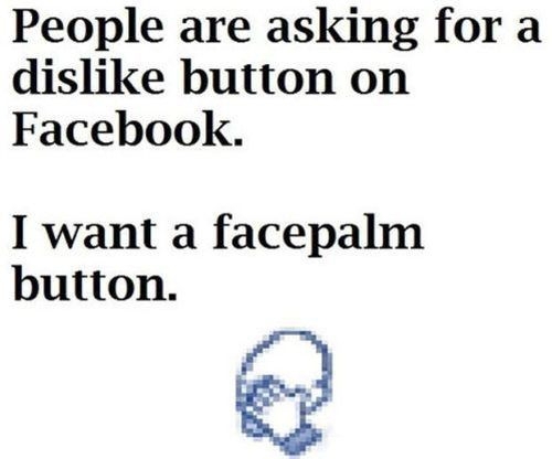 Funny Facepalms Statements 