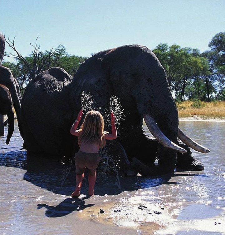 Young Girl Who's Best Friends with African Wildlife 