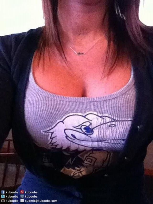 Girls Show Support with Their Boobs  Girls Show Support with Their Boobs
