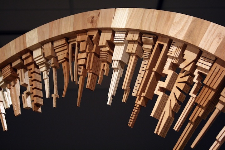 Incredible Wood-Carved Cityscapes by James McNabb