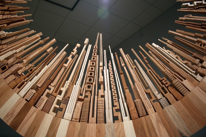 Incredible Wood-Carved Cityscapes by James McNabb