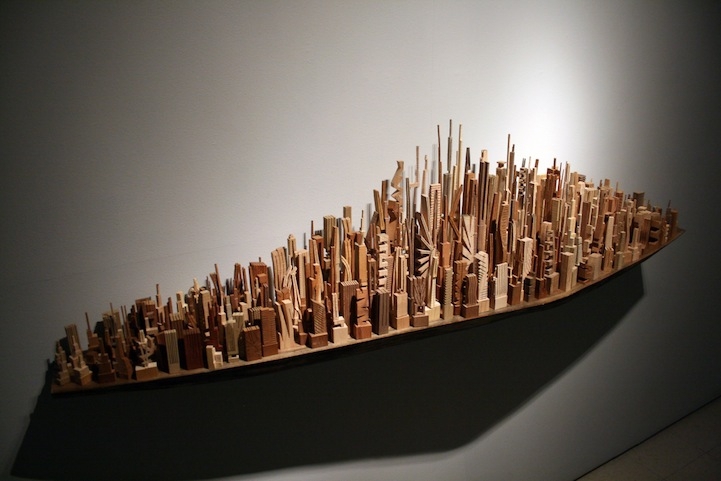 Incredible Wood-Carved Cityscapes by James McNabb