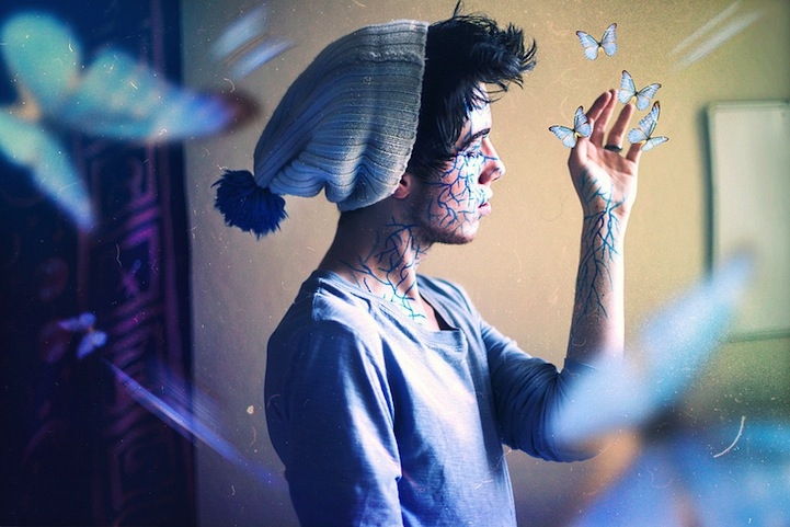 19-Year-Old's Dramatically Artistic Self-Portraits 