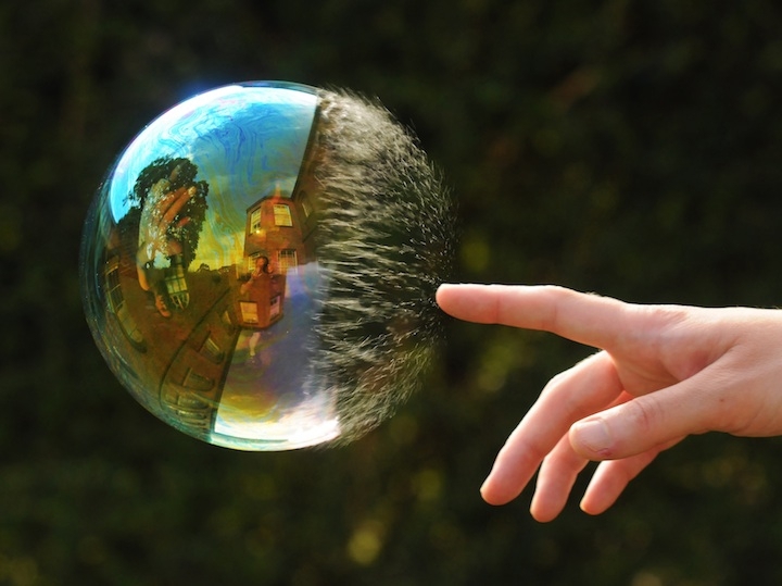 Magical Reflections on Soap Bubbles
