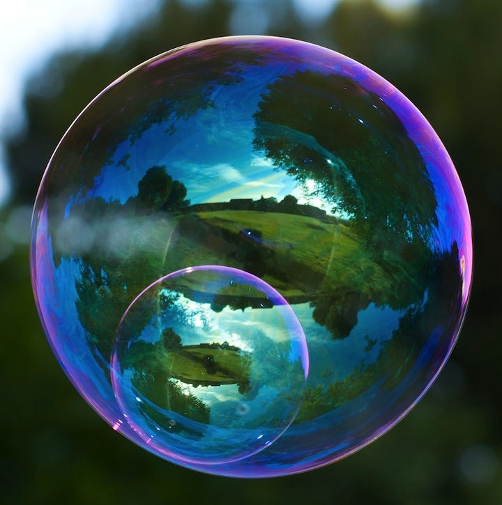 Magical Reflections on Soap Bubbles