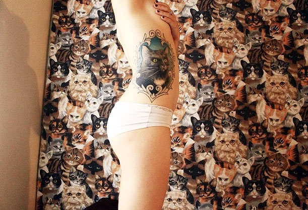Meow! Here's 24 Fantastical & Unusual Cat Tattoos