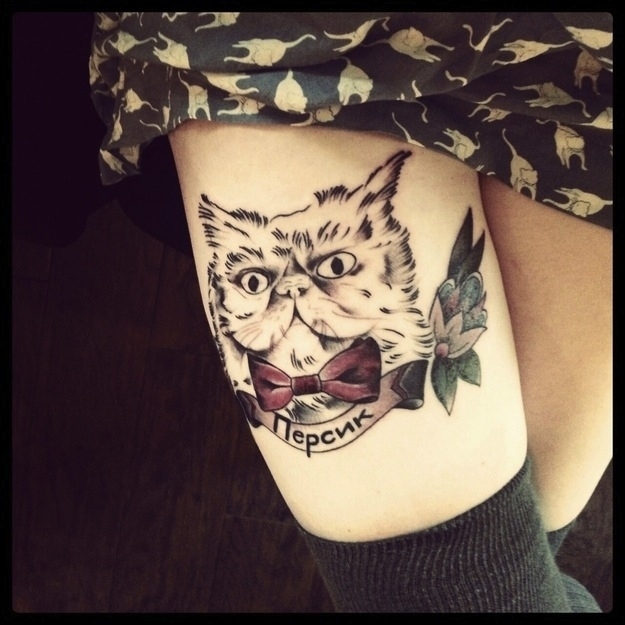 Meow! Here's 24 Fantastical &amp; Unusual Cat Tattoos