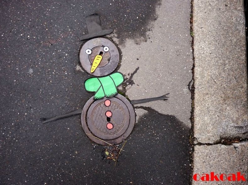 Creative Street Art by OakOak 