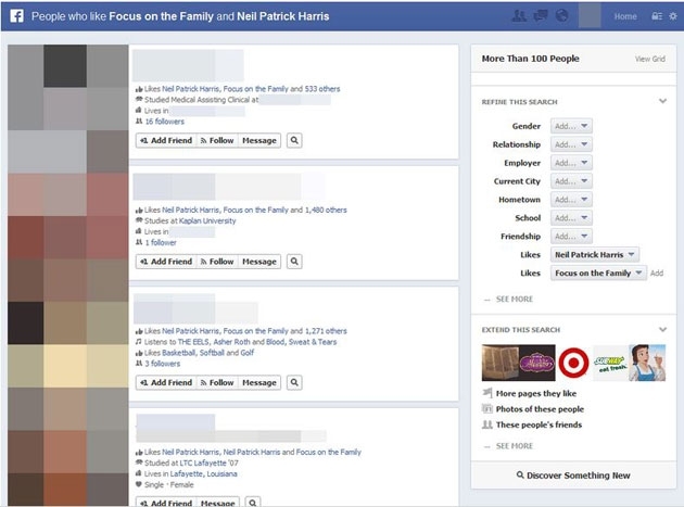 ‘Actual Facebook Graph Searches’ Exposes Weird Facebook Habits