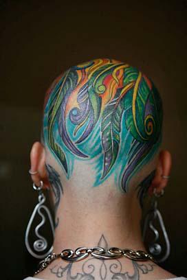Amazing Scalp Tattos