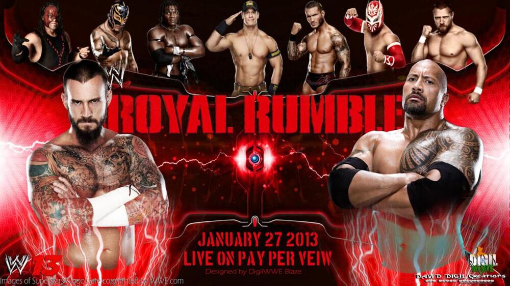 Wrestling. Yeah, it's still a Thing. WWE Royal Rumble